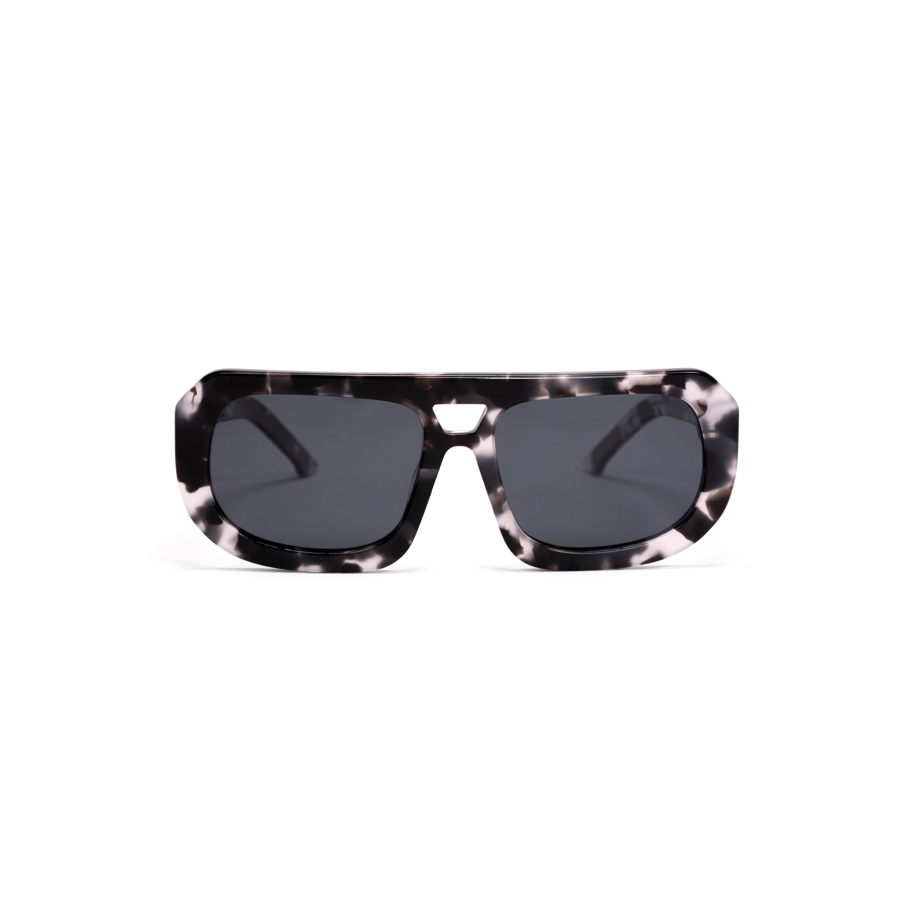 Acetate Aviator Sunglasses Black