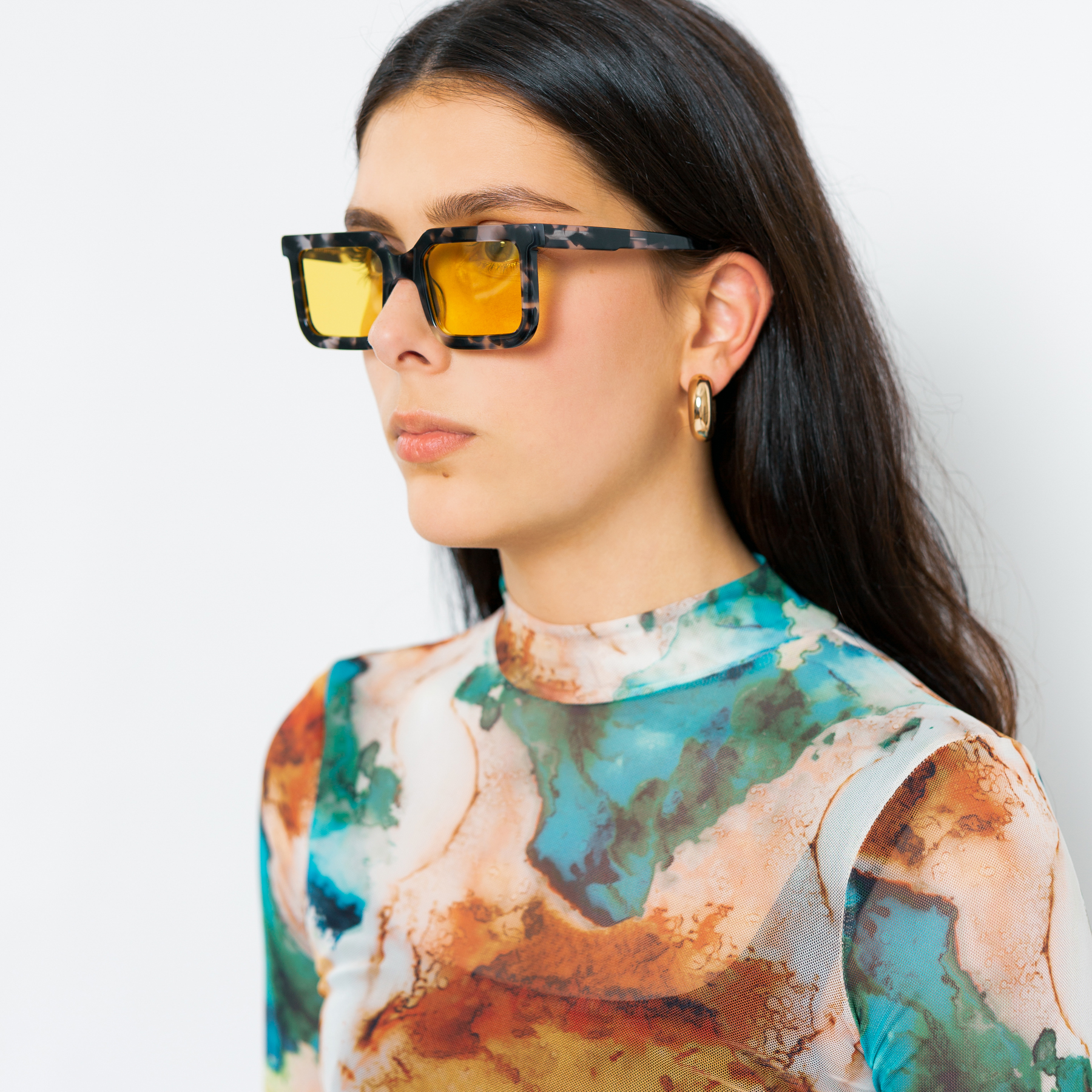 2022 yellow lens sunglasses